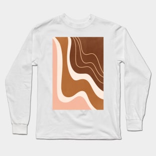 Abstract Bohemian Shapes 4.1 Long Sleeve T-Shirt